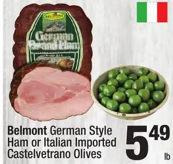 Super King Markets Belmont German Style Ham or Italian Imported Castelvetrano Olives offer