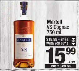 Super King Markets Martell VS Cognac offer