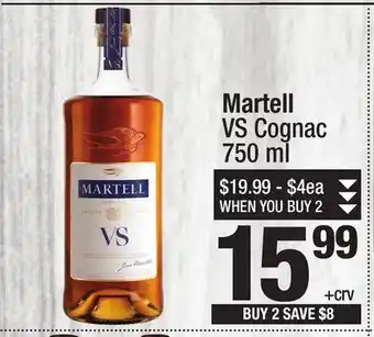 Super King Markets Martell VS Cognac offer