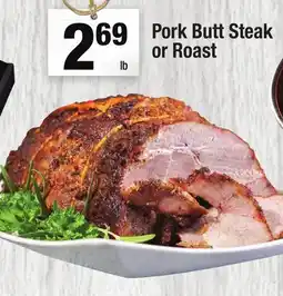 Super King Markets Pork Butt Steak or Roast offer