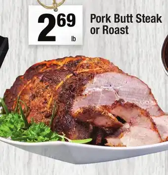 Super King Markets Pork Butt Steak or Roast offer