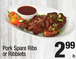 Super King Markets Pork Spare Ribs or Ribblets offer