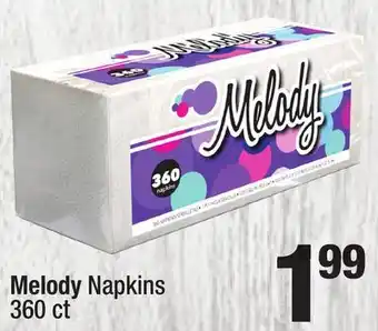 Super King Markets Melody Napkins offer