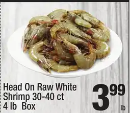 Super King Markets Head On Raw White Shrimp offer