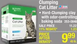 Menards Master Paws Clumping Cat Litter - 40 lbs offer