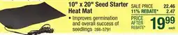 Menards Ferry Morse 10 x 20 Seed Starter Heat Mat offer