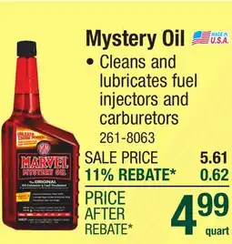 Menards Marvel Mystery Oil - 1 Quart offer