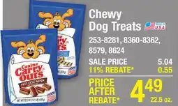 Menards Canine Carry Outs Beef & Bacon Flavor Dog Treats - 22.5 oz offer