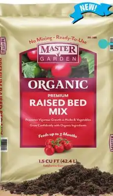 Menards Master Garden Organic Premium Raised Bed Mix - 1.5 cu. ft offer