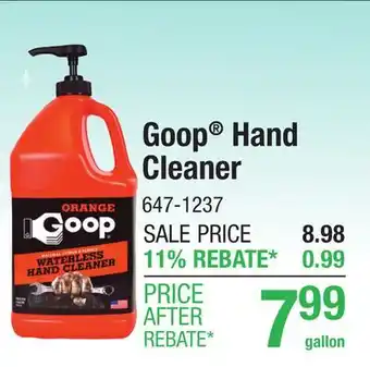 Menards Goop Orange Hand Cleaner - 128 oz offer