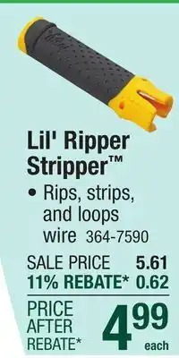 Menards IDEAL Lil' Ripper Stripper Romex Wire Stripper offer