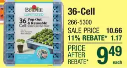 Menards Burpee 36-Cell SuperSeed Seed Starting Tray offer