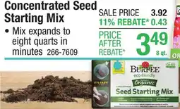 Menards Burpee Eco-Friendly Natural & Organic Concentrated Seed Starting Mix - 8 qt offer