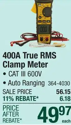 Menards IDEAL Clamp Meter offer