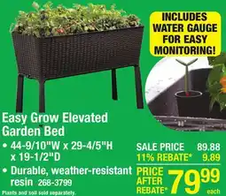 Menards Keter Easy Grow 44.9 x 19.4 Resin Elevated Garden Bed offer