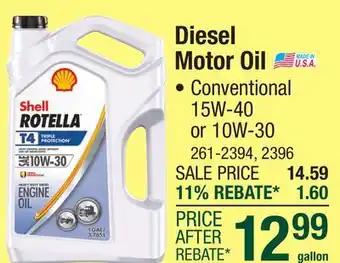 Menards Shell Rotella T4 Triple-Protection 15W-40 Diesel Motor Oil - 1 Gallon offer