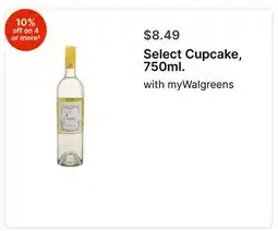 Walgreens Select Cupcake, 750ml offer