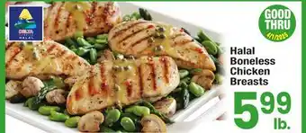 Jewel-Osco Halal Boneless Chicken Breasts offer