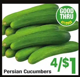 Jewel-Osco Persian Cucumbers offer