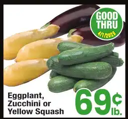 Jewel-Osco Eggplant, Zucchini or Yellow Squash offer