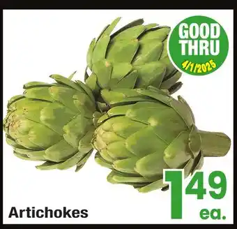 Jewel-Osco Artichokes offer