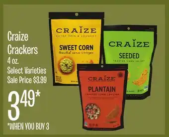 Jewel-Osco Craize Crackers offer