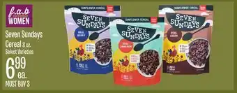 Jewel-Osco Seven Sundays Cereal offer