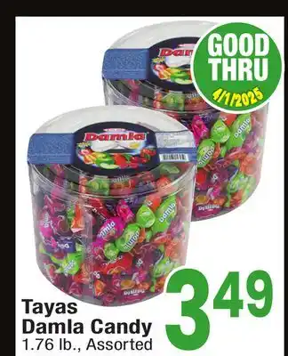 Jewel-Osco Tayas Damla Candy offer