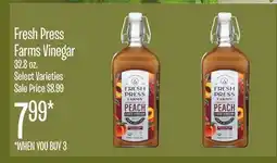 Jewel-Osco Fresh Press Farms Vinegar offer