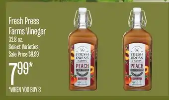 Jewel-Osco Fresh Press Farms Vinegar offer