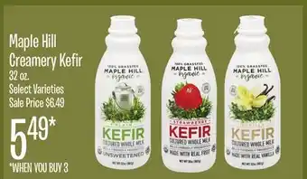 Jewel-Osco Maple Hill Creamery Kefir offer