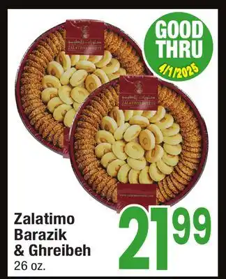 Jewel-Osco Zalatimo Barazik & Ghreibeh offer