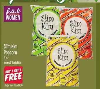 Jewel-Osco Slim Kim Popcorn offer