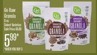 Jewel-Osco Go Raw Granola offer