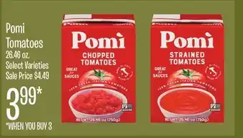 Jewel-Osco Pomi Tomatoes offer