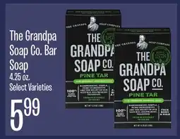 Jewel-Osco The Grandpa Soap Co. Bar Soap offer