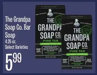 Jewel-Osco The Grandpa Soap Co. Bar Soap offer