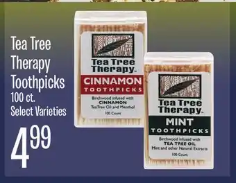 Jewel-Osco Tea Tree Therapy Toothpicks offer