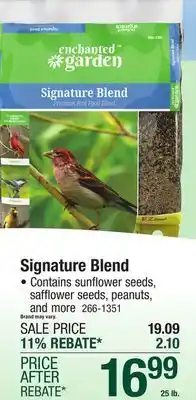 Menards Enchanted Garden Signature Blend Premium Wild Bird Food Seed Blend - 25 lb offer