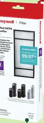 Menards Honeywell HEPA Replacement Filter offer