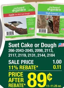 Menards Enchanted Garden Apple No-Melt Bird Suet Dough - 11.25 oz offer