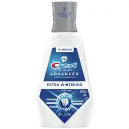 Walgreens Advanced Mouthwash, Alcohol Free, Extra Whitening Energizing Mint offer