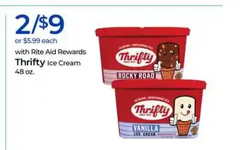 Rite Aid Thrifty Ice Cream offer