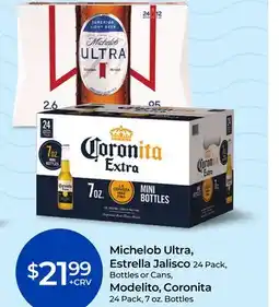 Rite Aid Michelob Ultra, Estrella Jalisco, Modelito, Coronita offer