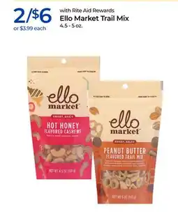 Rite Aid Ello Market Trail Mix offer