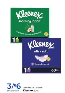 Rite Aid Kleenex offer