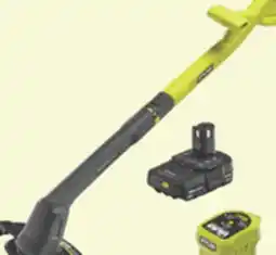 The Home Depot RYOBI One+ 18V 10 String Trimmer/Edger 2.0Ah Kit offer