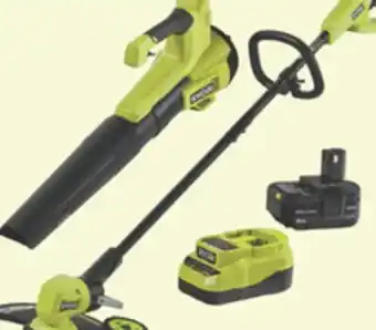 The Home Depot RYOBI One+ 18V 2-Tool 4.0Ah Kit offer