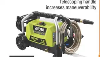 The Home Depot RYOBI 1900 PSI Electric Pressure Washer offer