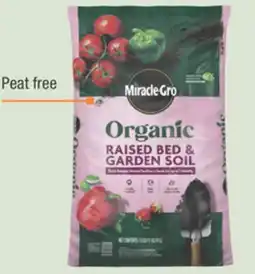 The Home Depot MIRACLE-GRO 1.5 cu. ft. Organic Raised Bed & Garden Soil offer